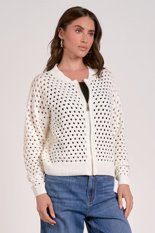 Zip Sweater Cardigan