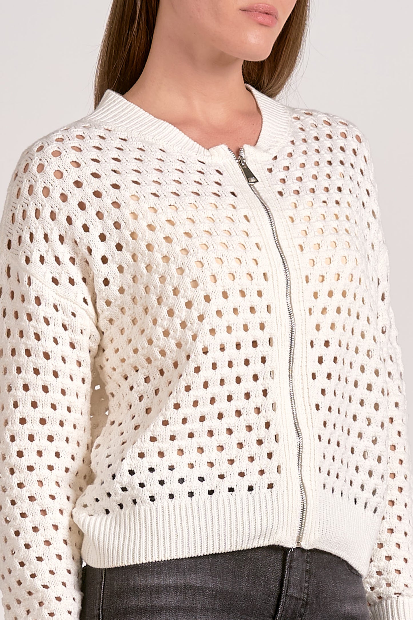 Zip Sweater Cardigan