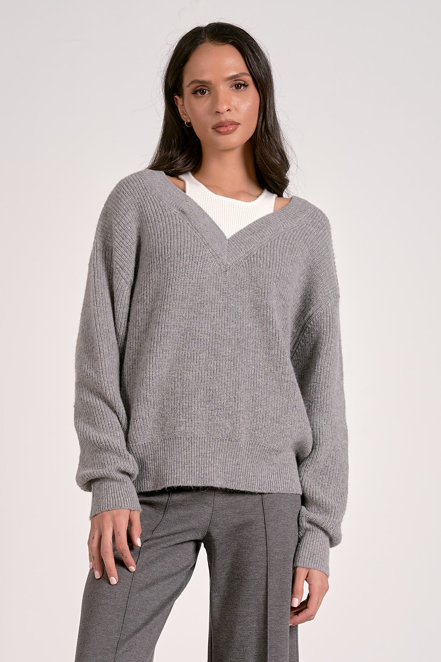 Layered Tank Sweater