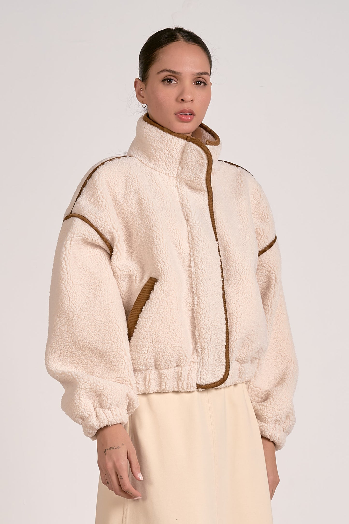 Fleece Bomber Jacket