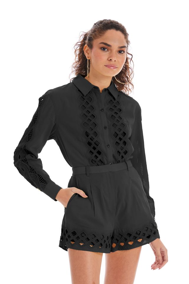 Eyelet Nina Shirt