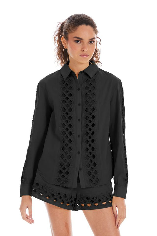 Eyelet Nina Shirt