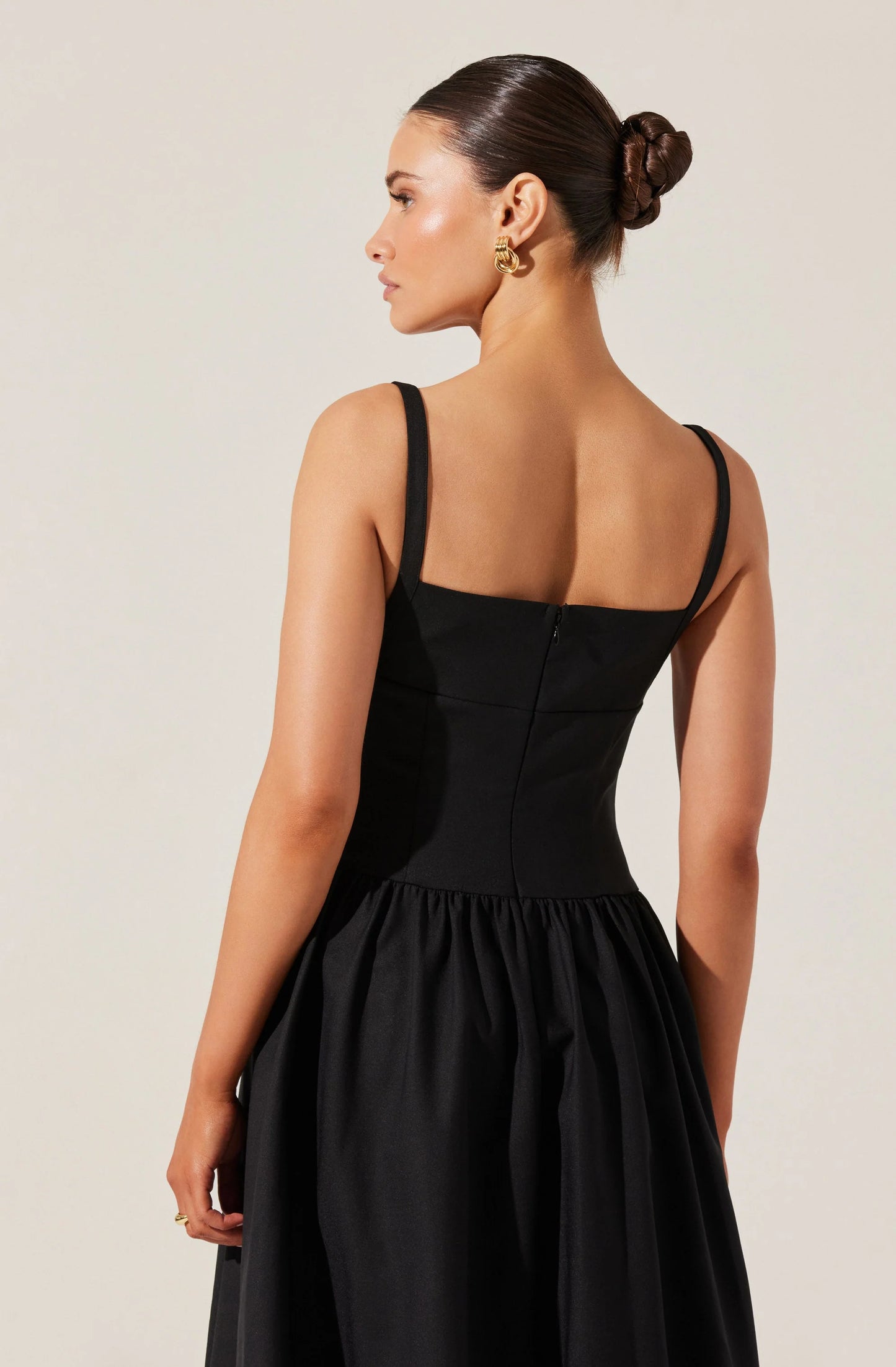 Sleeveless Bubble Midi Dress