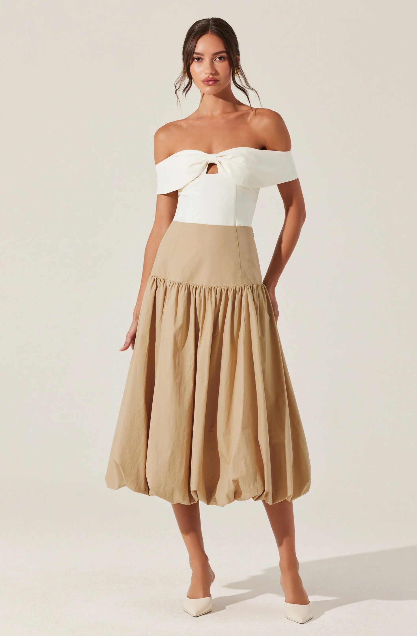 Drop Waist Bubble Skirt