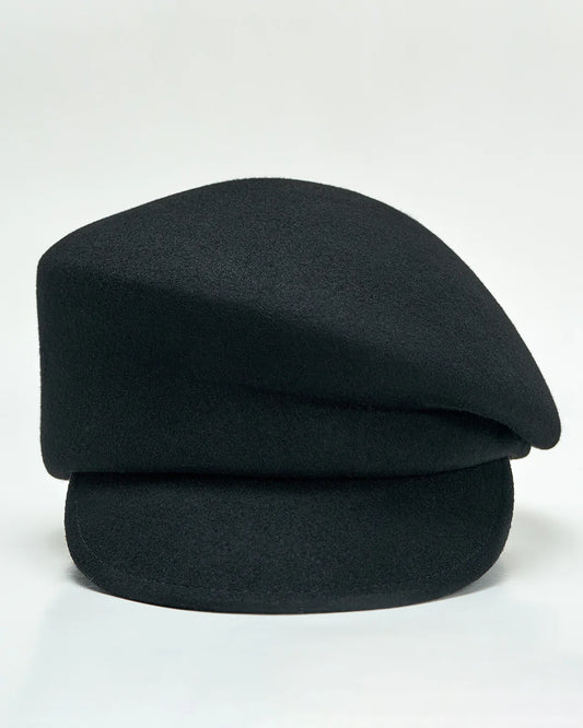 Frenchi Visor Felted Virgin Wool Beret Hat