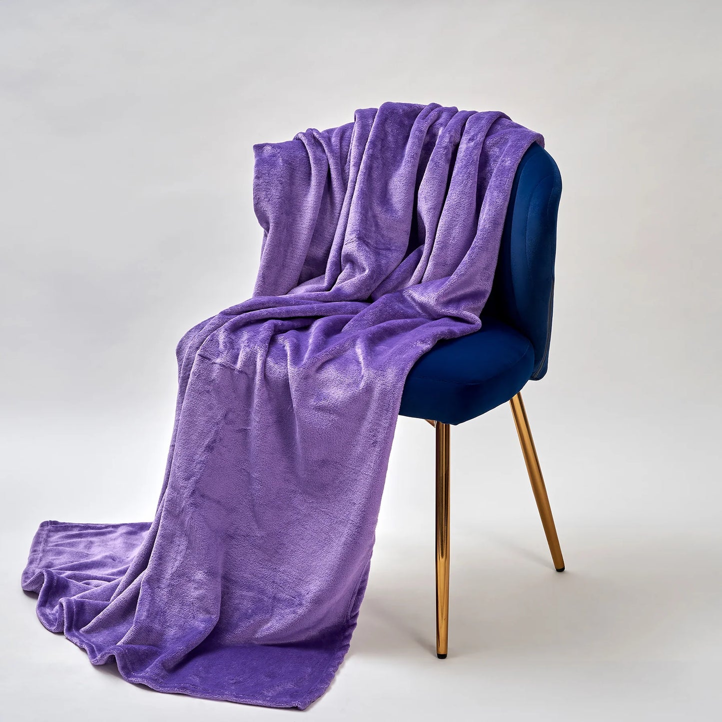 Travel Cozy 4-in-1 Solid Luxury Velour Blanket - Pillow