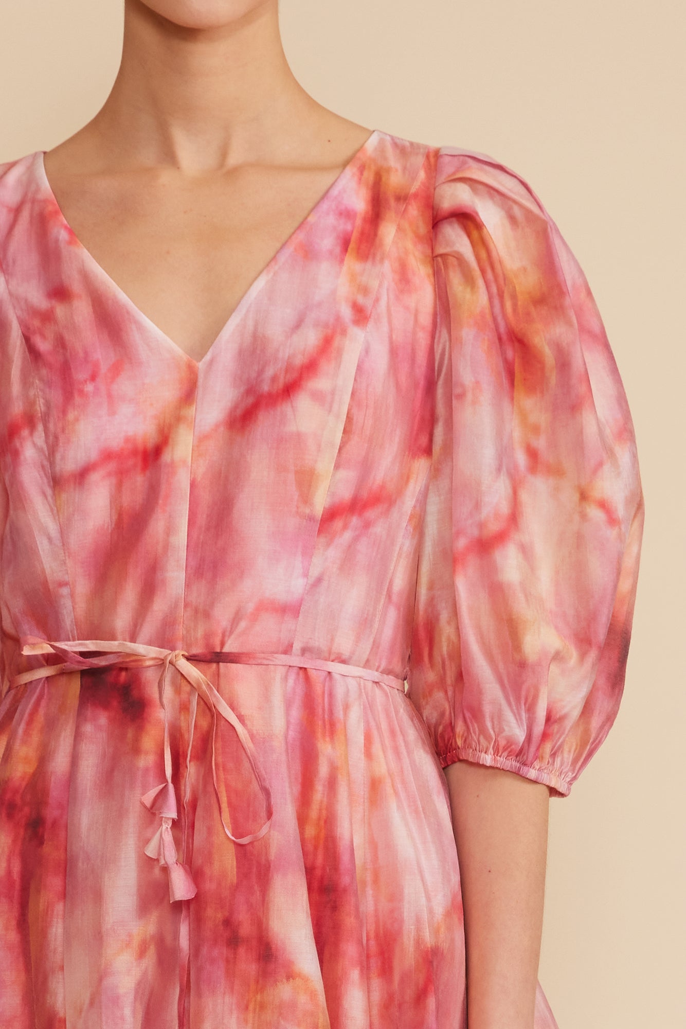 Puff Sleeve Mini Dress
