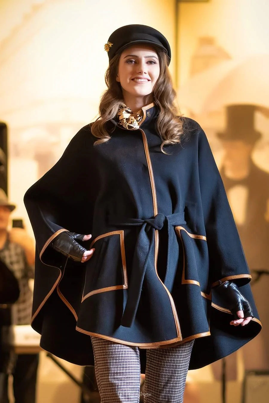 Belted Cape Coat