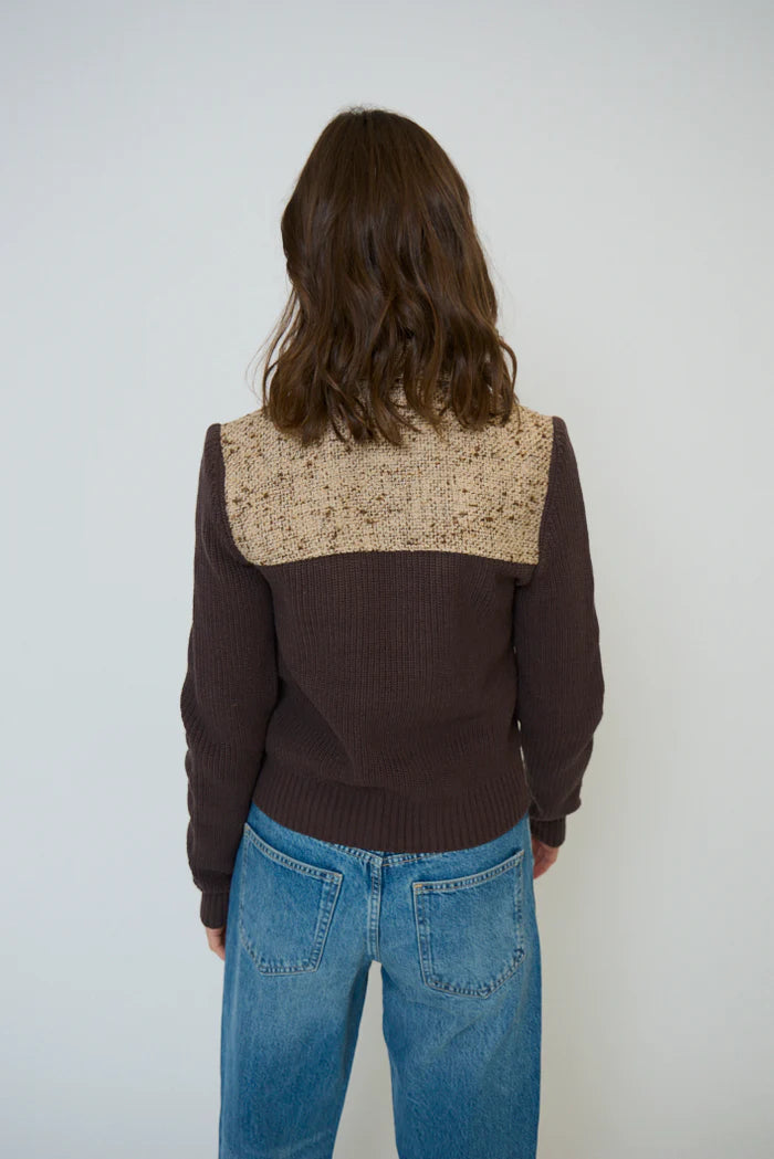 Halsey Tweed & Sweater Jacket