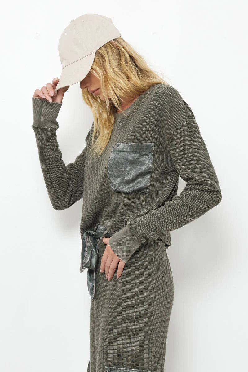 Damon Distressed Pocket Tee