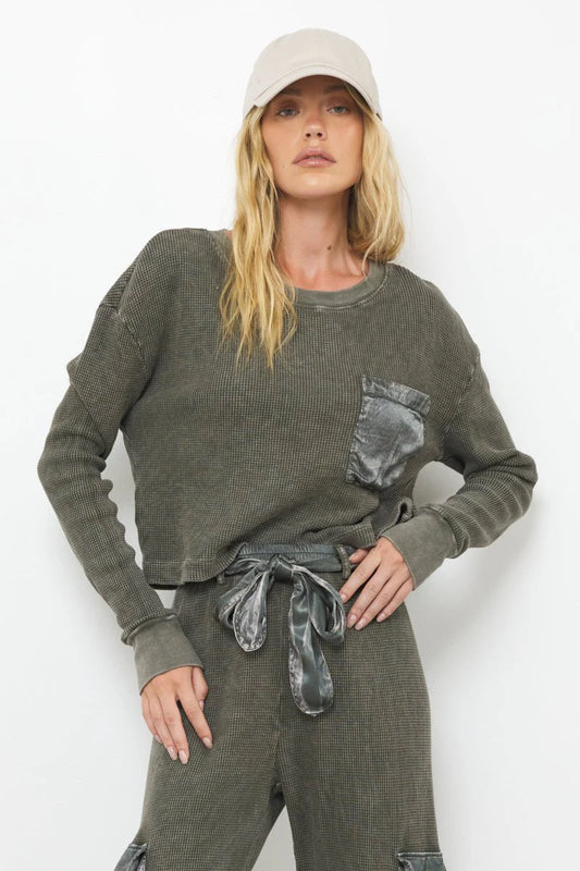Damon Distressed Pocket Tee