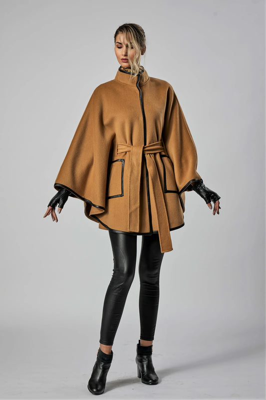 Belted Cape Coat