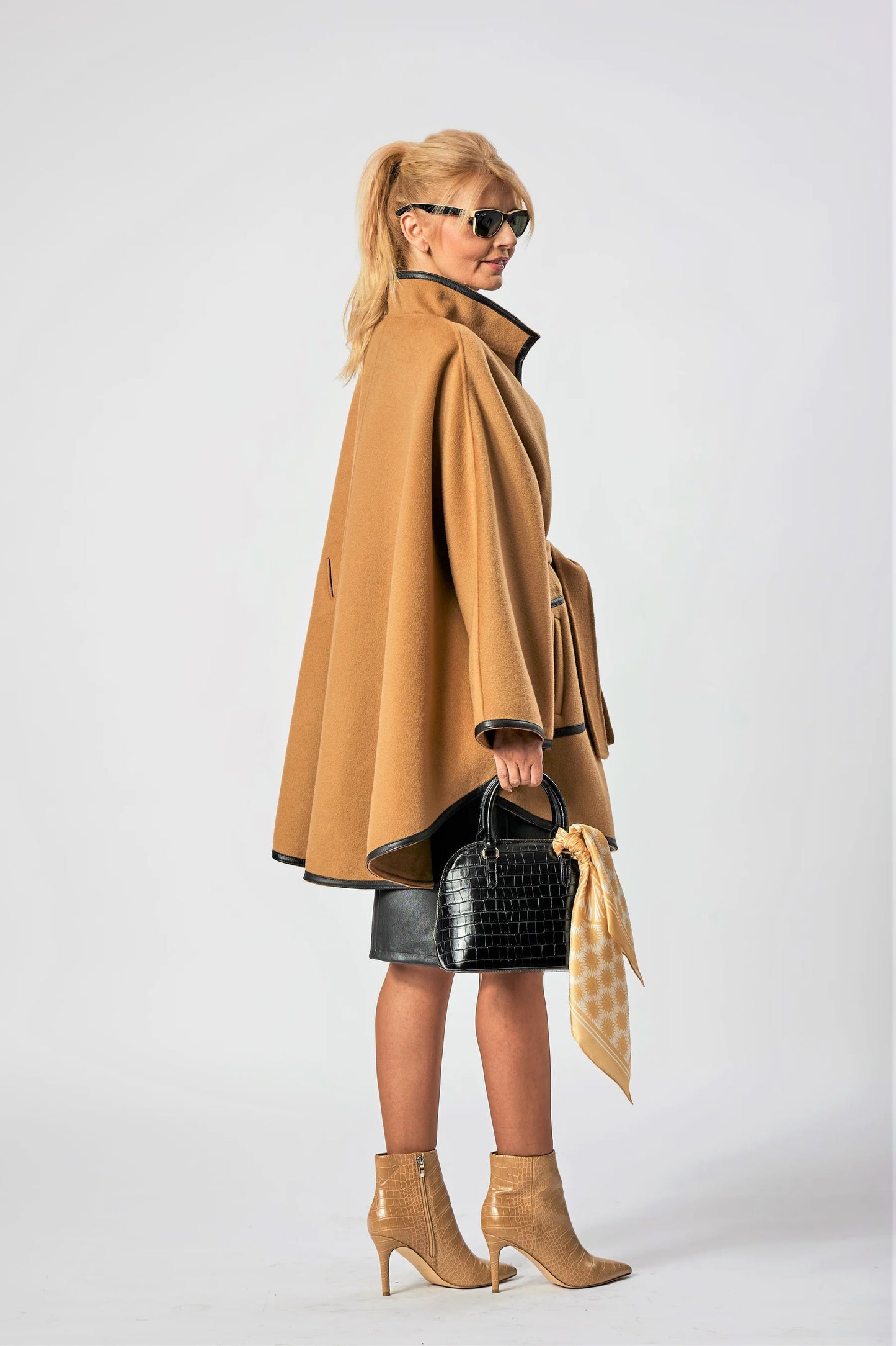 Belted Cape Coat
