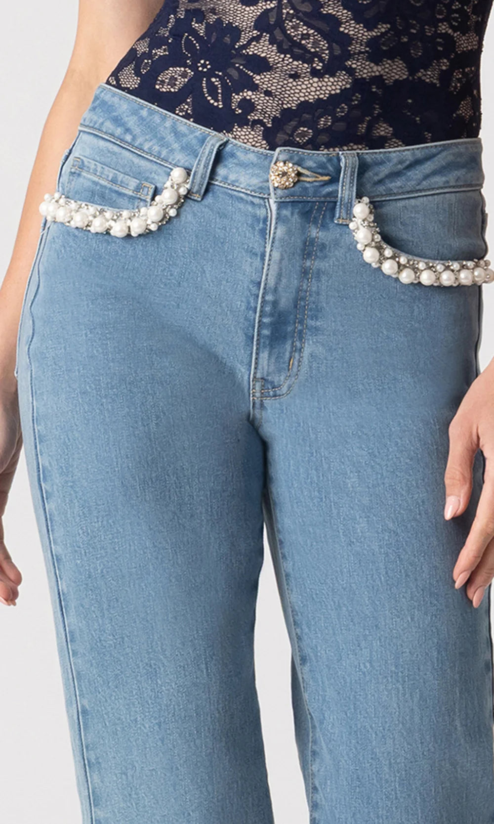 Baylor Pearl/Crystal Jeans