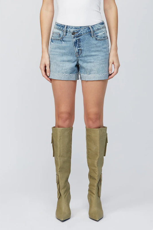 Crossover Waistband Shorts
