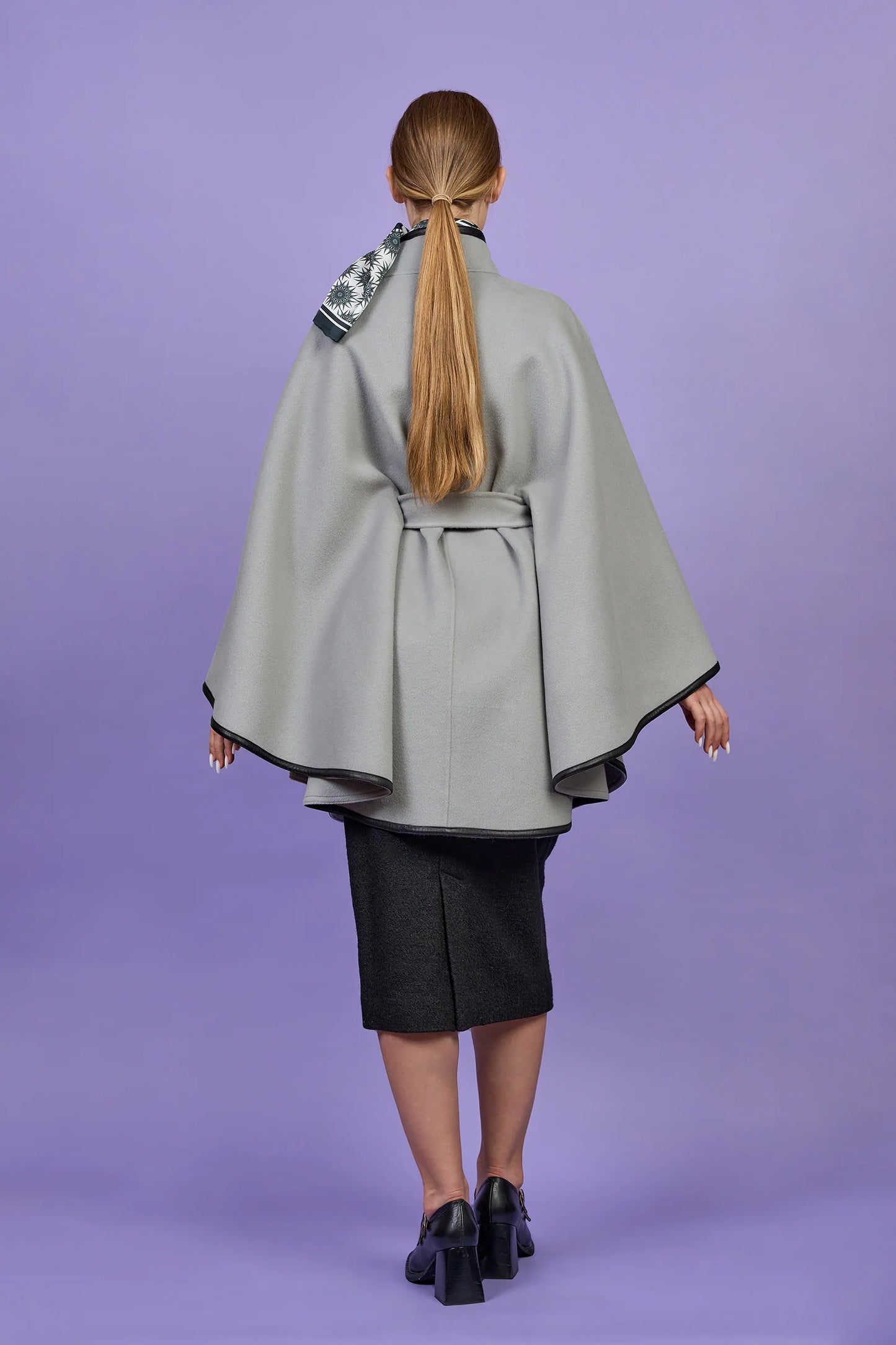 Belted Cape Coat