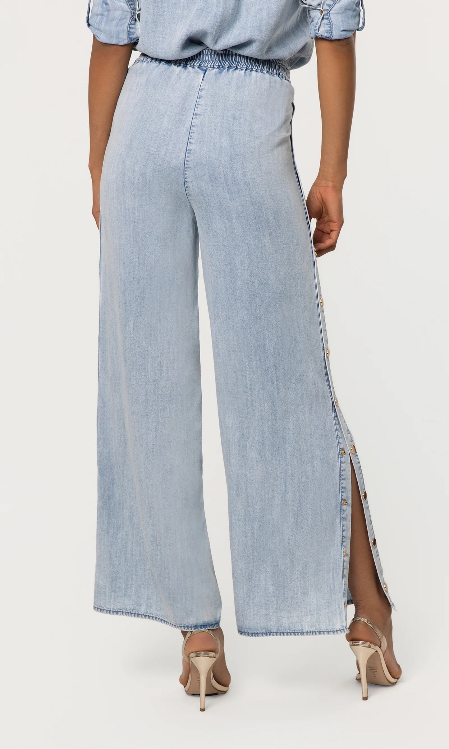 Josalyn Denim Snap Pants