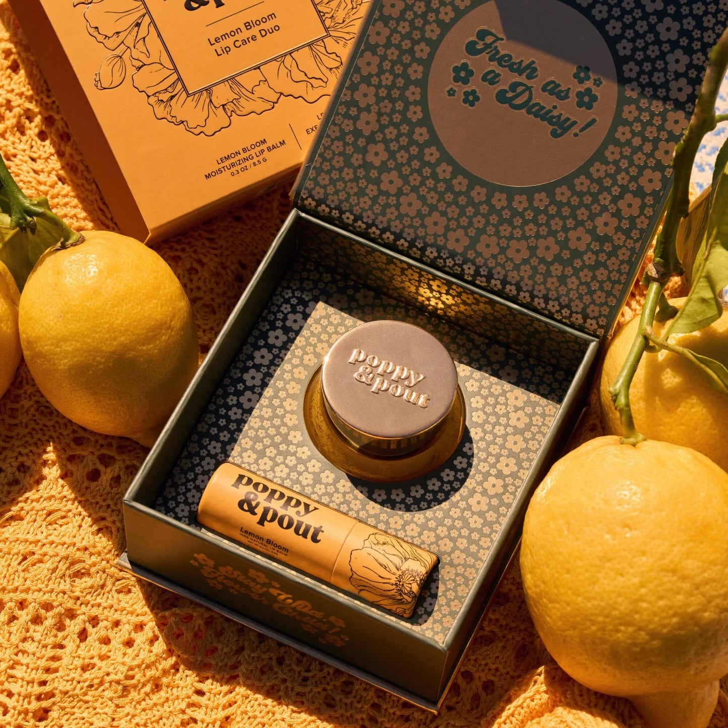 Lemon Bloom Lip Care Duo Gift Set