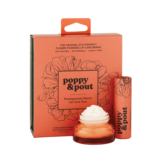 Pomegranate Peach Lip Care Duo Gift Set