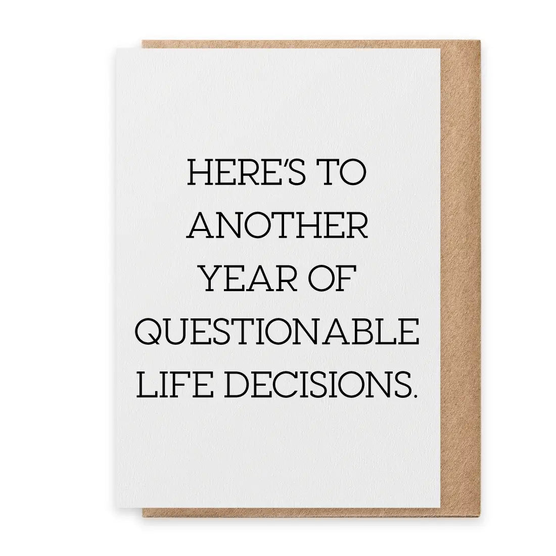 Questionable - Greeting Card