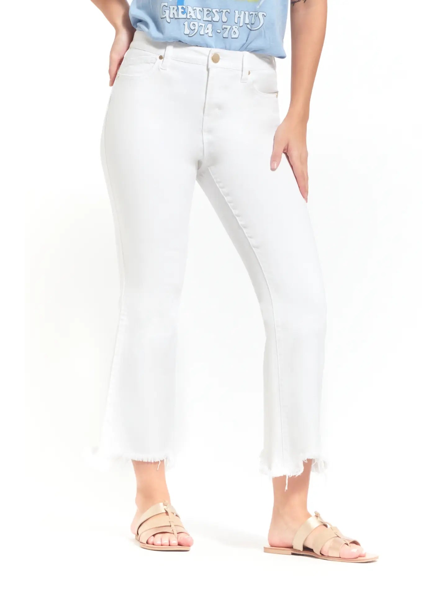 27" Luxe Demi Boot Jean w/ Sharkbite Hem