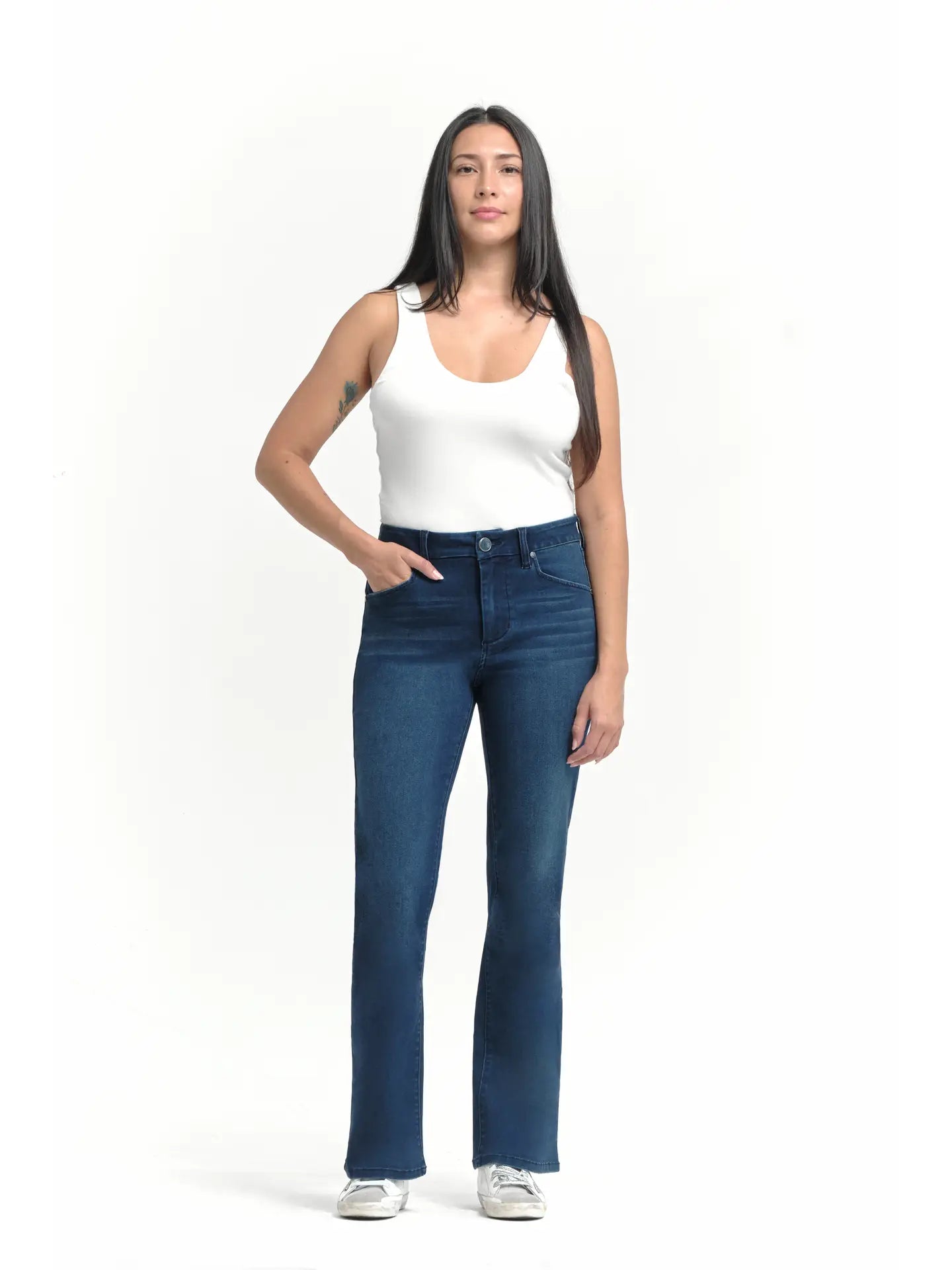 30" Better Butter Slim Boot Jean in Belle