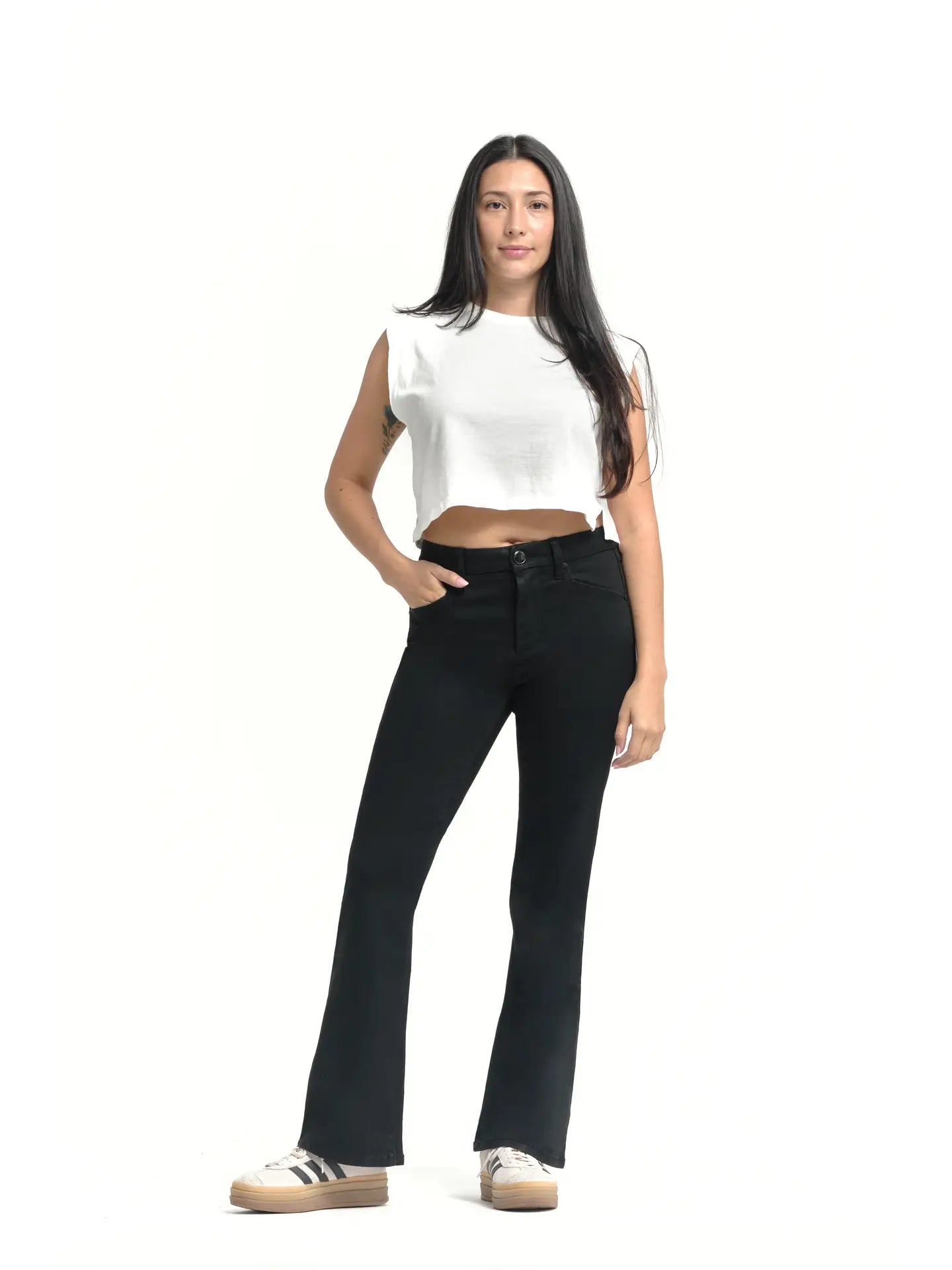 30" Better Butter Slim Boot in Black