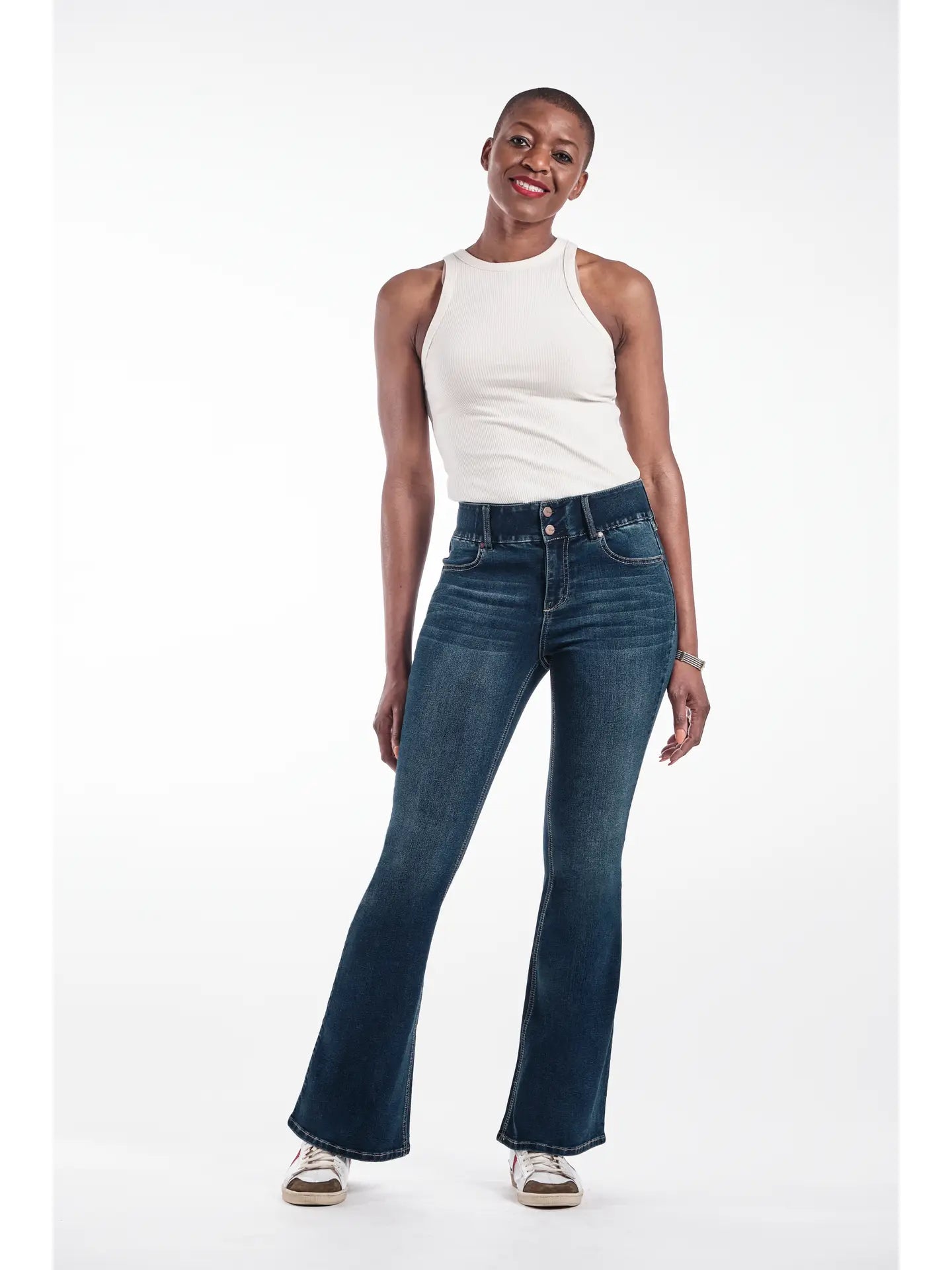 34" Shapewear Fit & Lift Flare Jean in Oretha