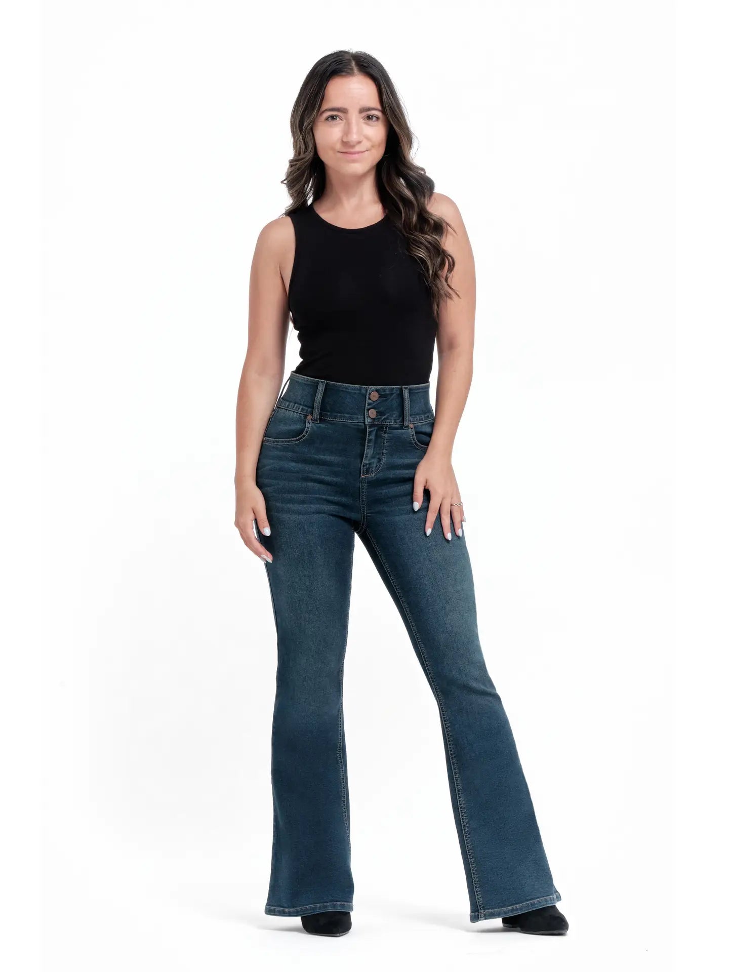 Petite 29" Shapewear Fit & Lift Flare Jean