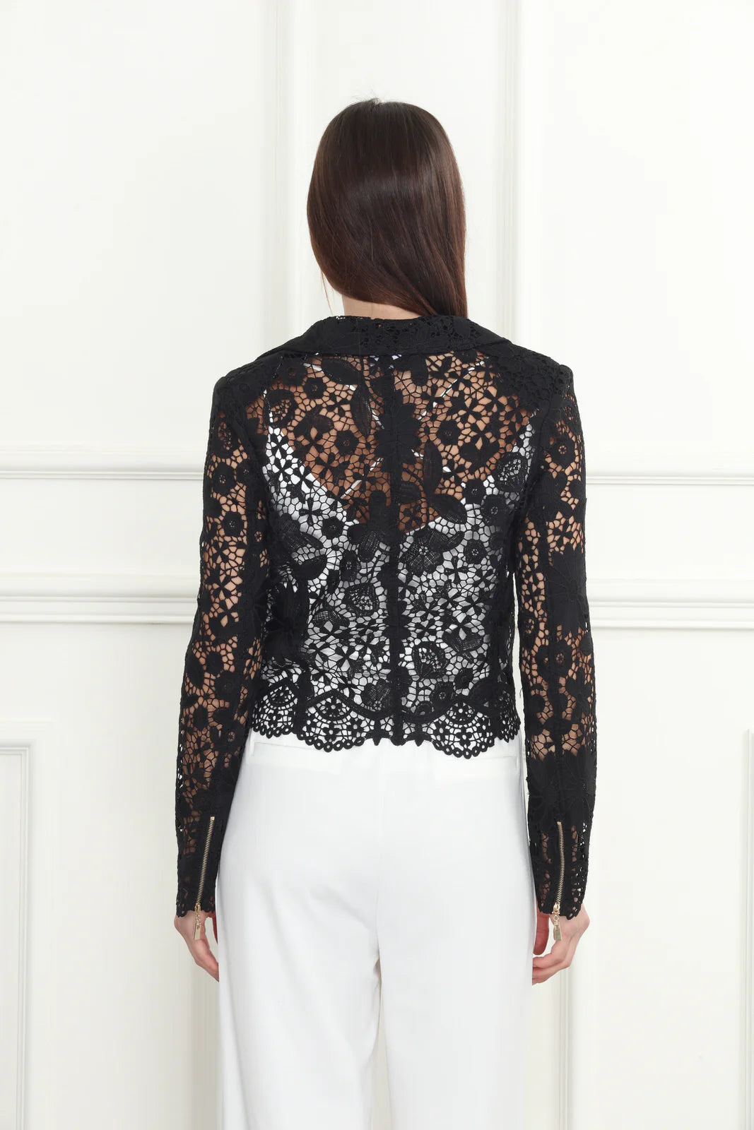 Lace Moto Jacket