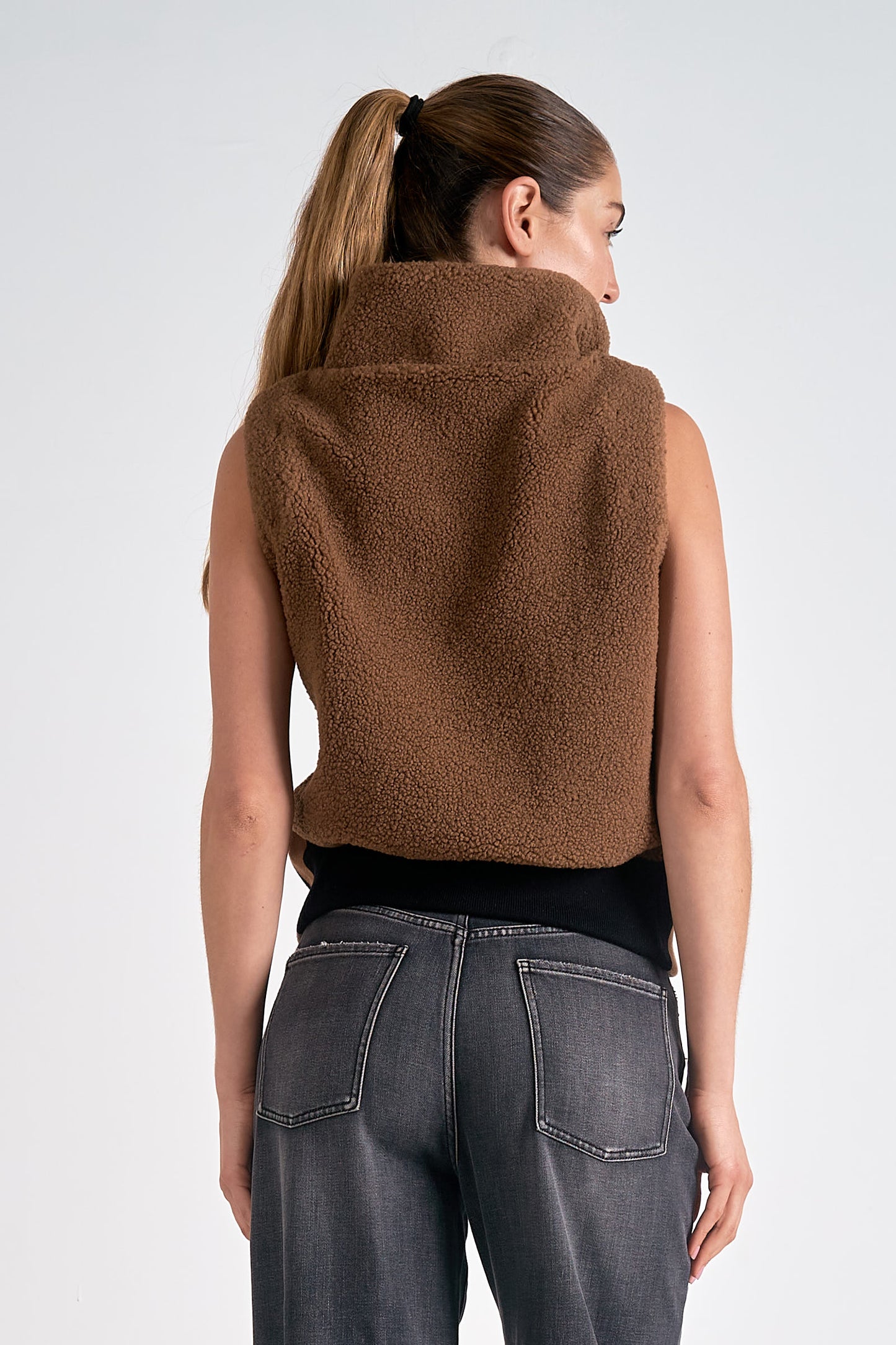 Teddy Zip Up Vest