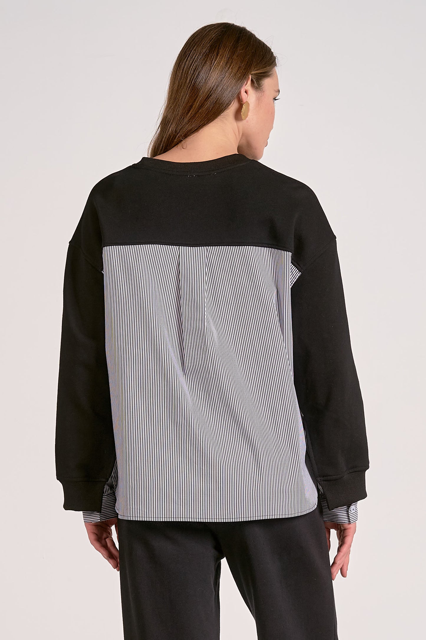 Mixed Media Sweatshirt