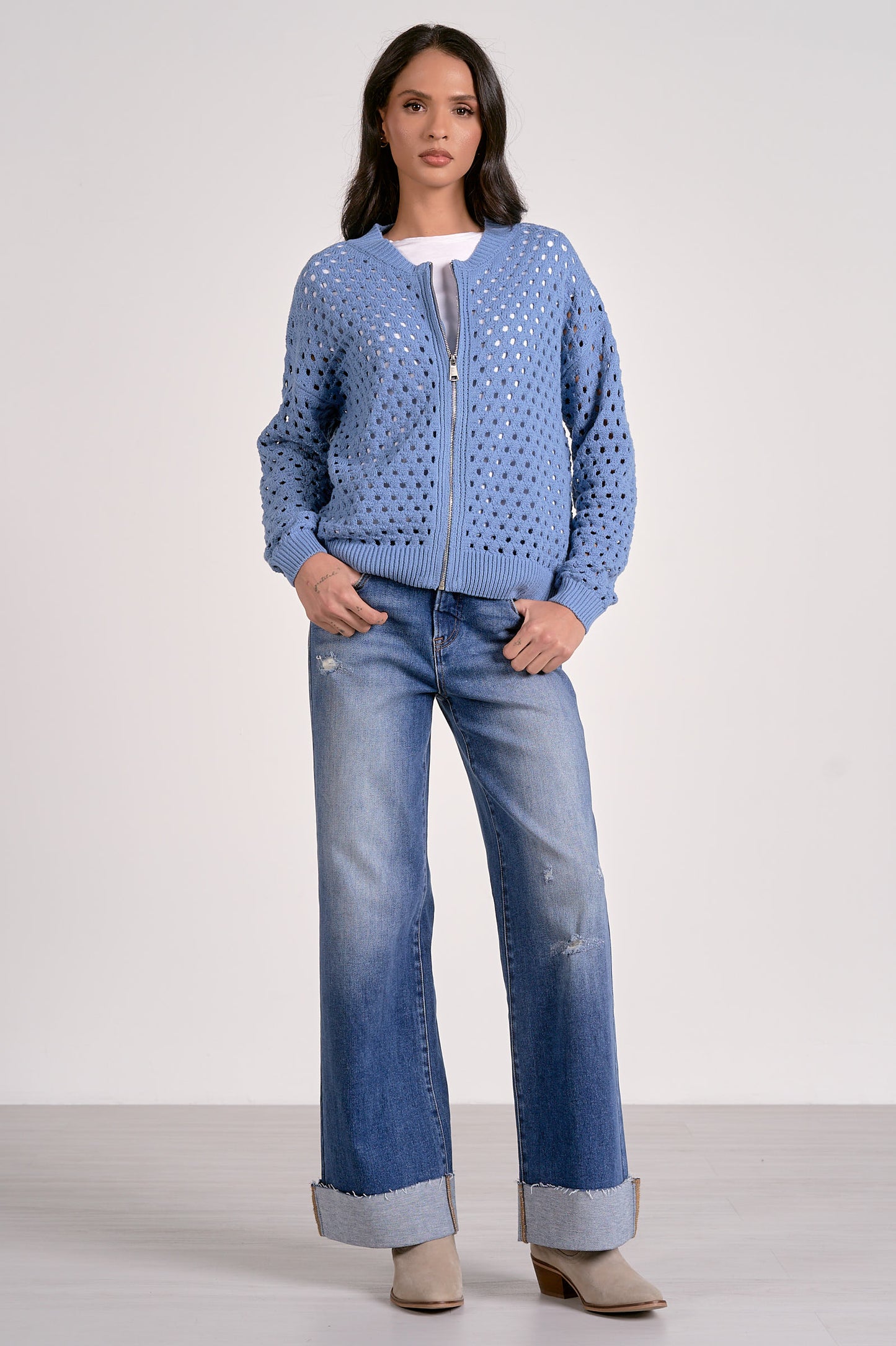 Zip Sweater Cardigan