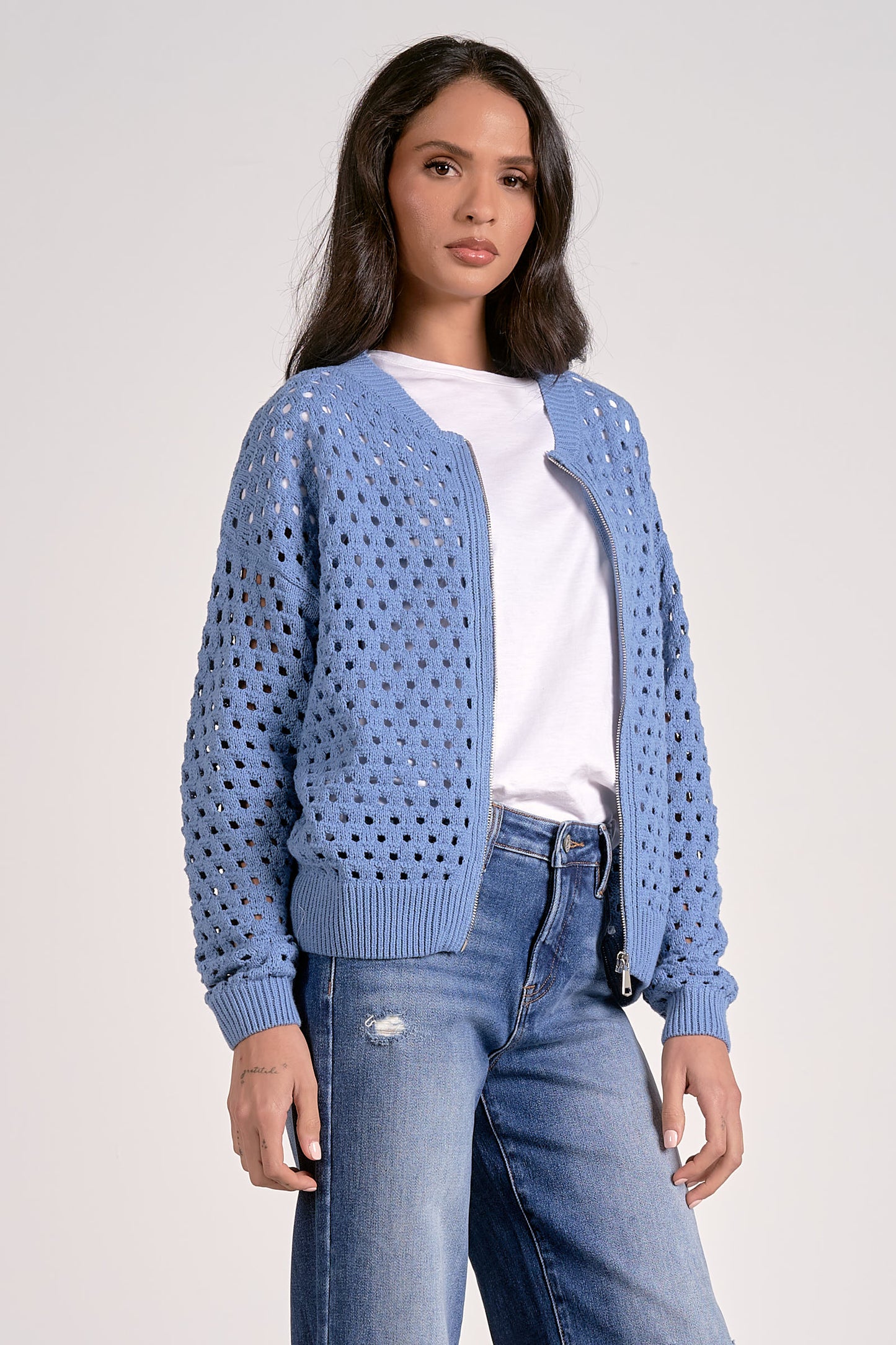 Zip Sweater Cardigan