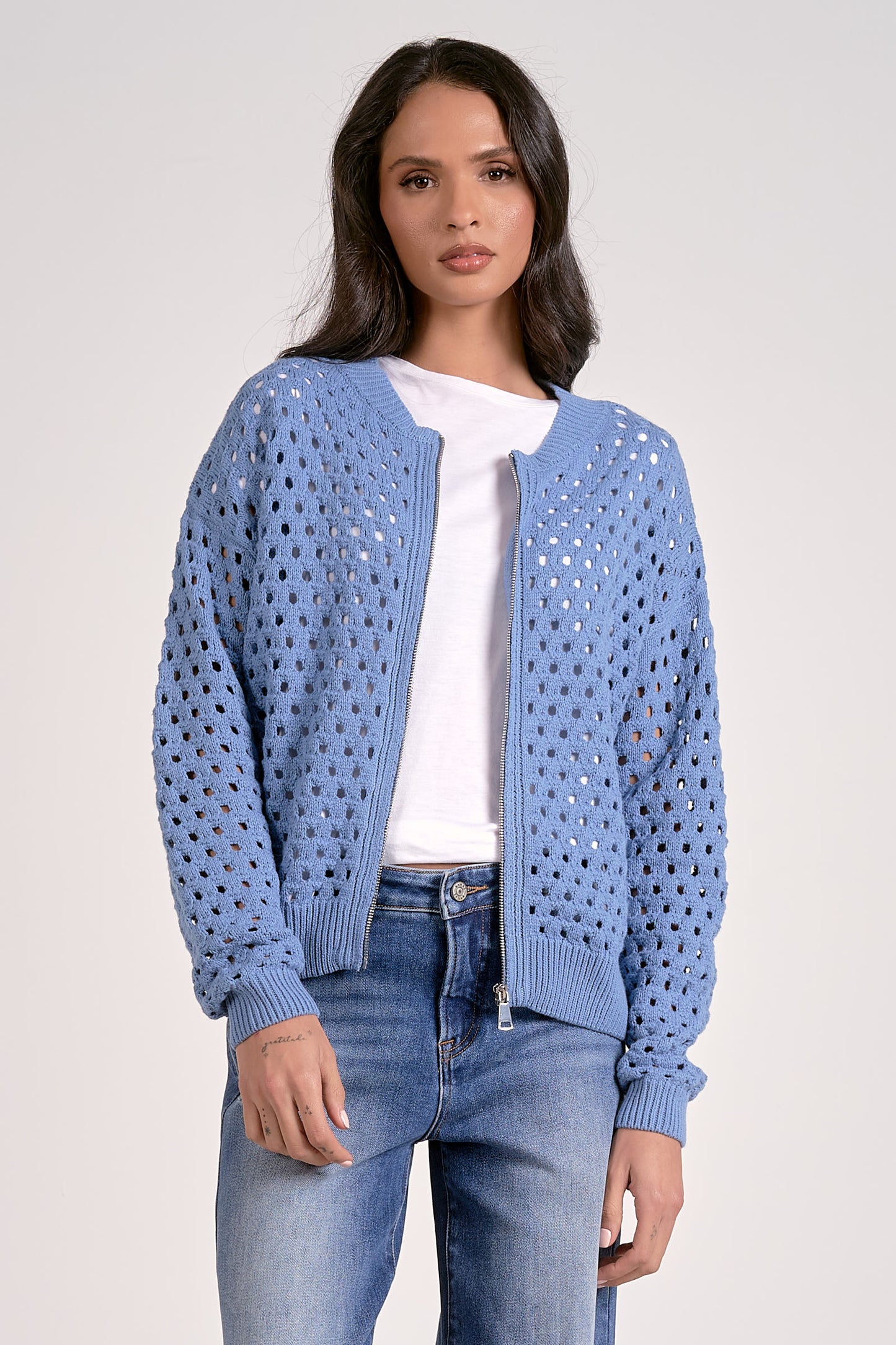 Zip Sweater Cardigan