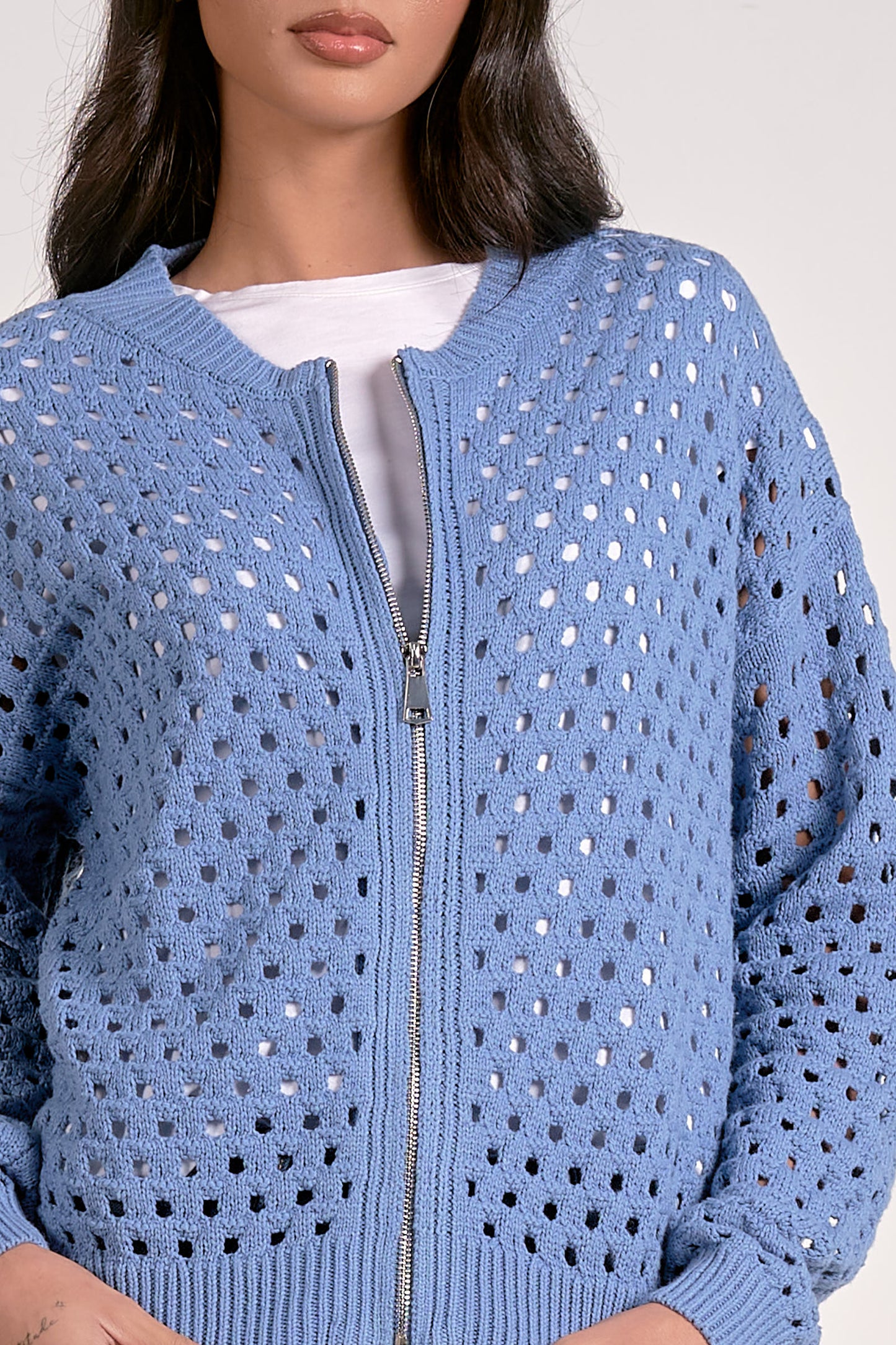 Zip Sweater Cardigan