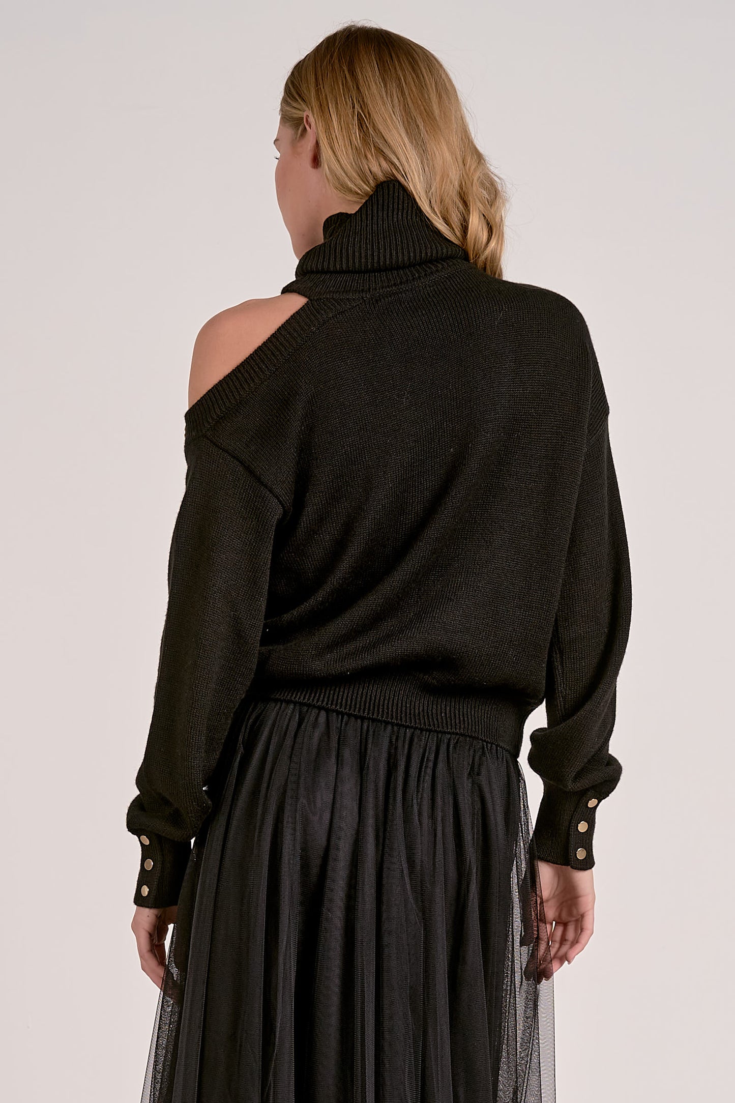 Open Shoulder Sweater