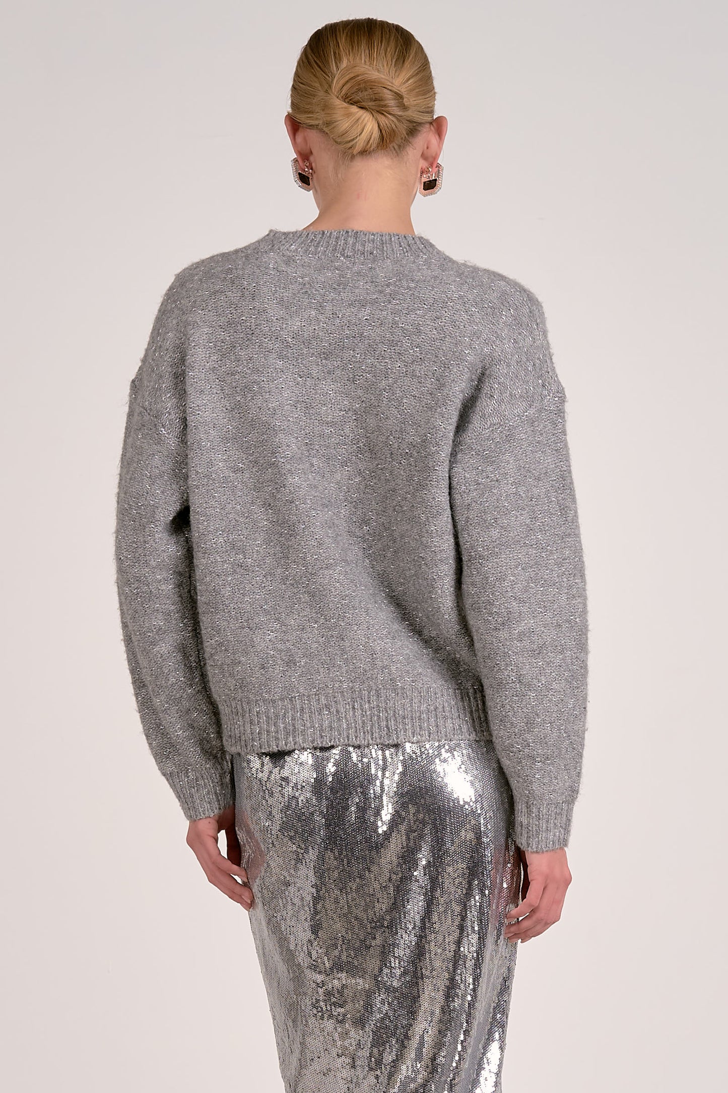 Silver Bow Sweater