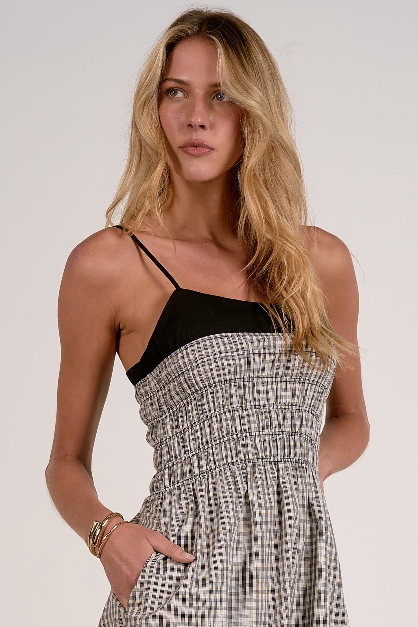 Tessa Color Block Maxi Dress