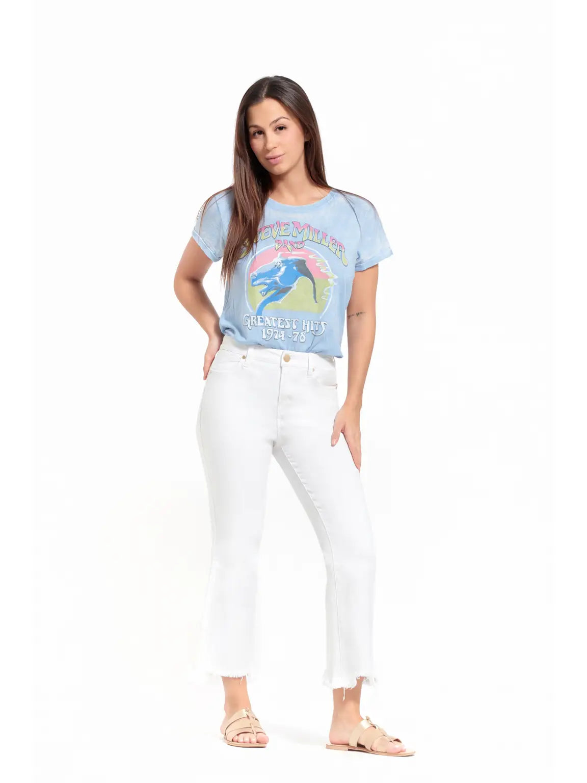 27" Luxe Demi Boot Jean w/ Sharkbite Hem
