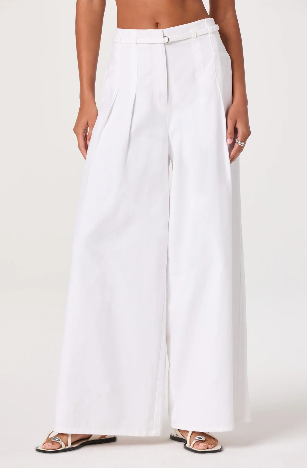 Aiden Pleated Wide Leg Pants