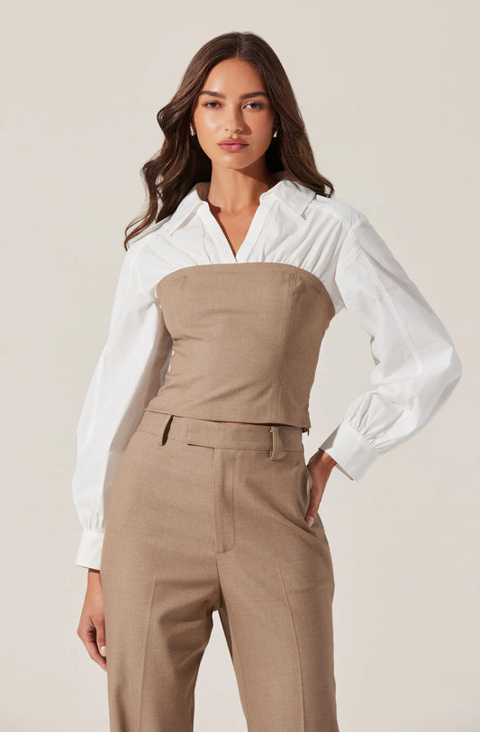Layered Corset Top