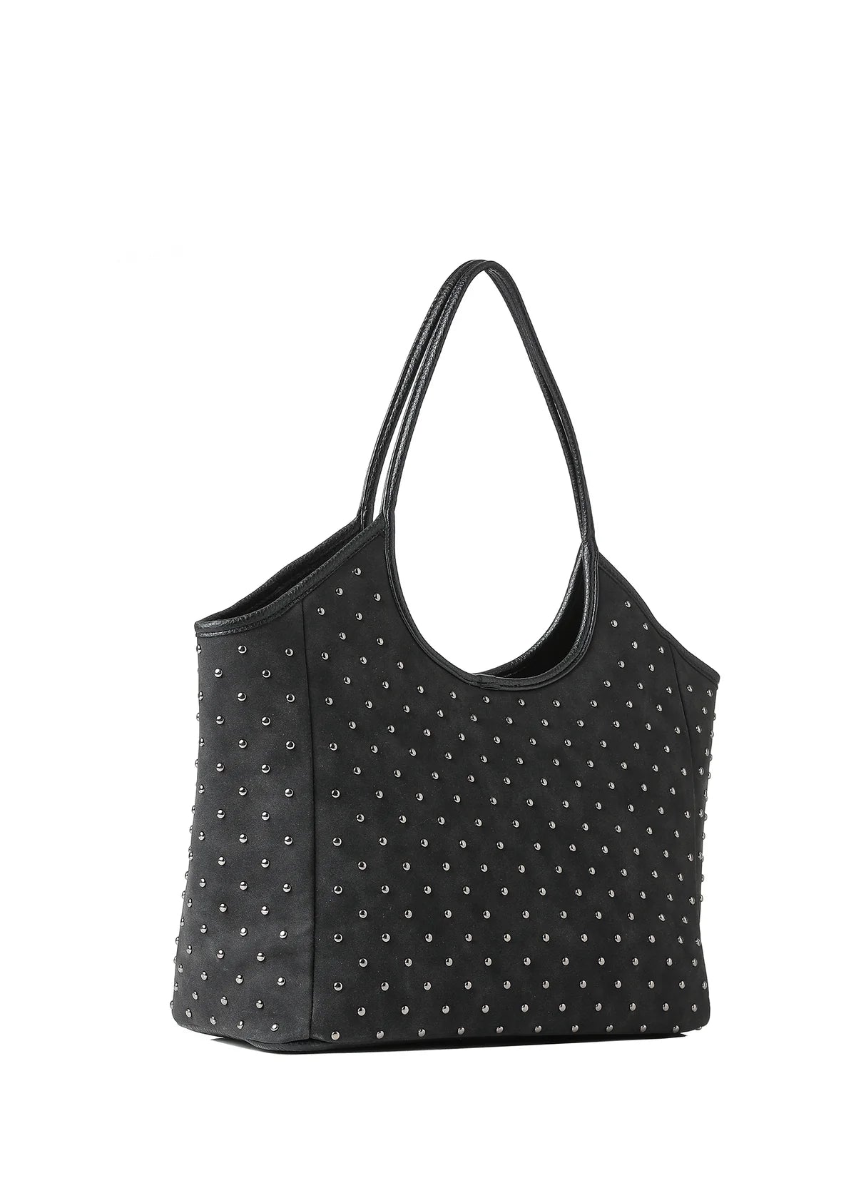 Ellie Suede Studded Tote