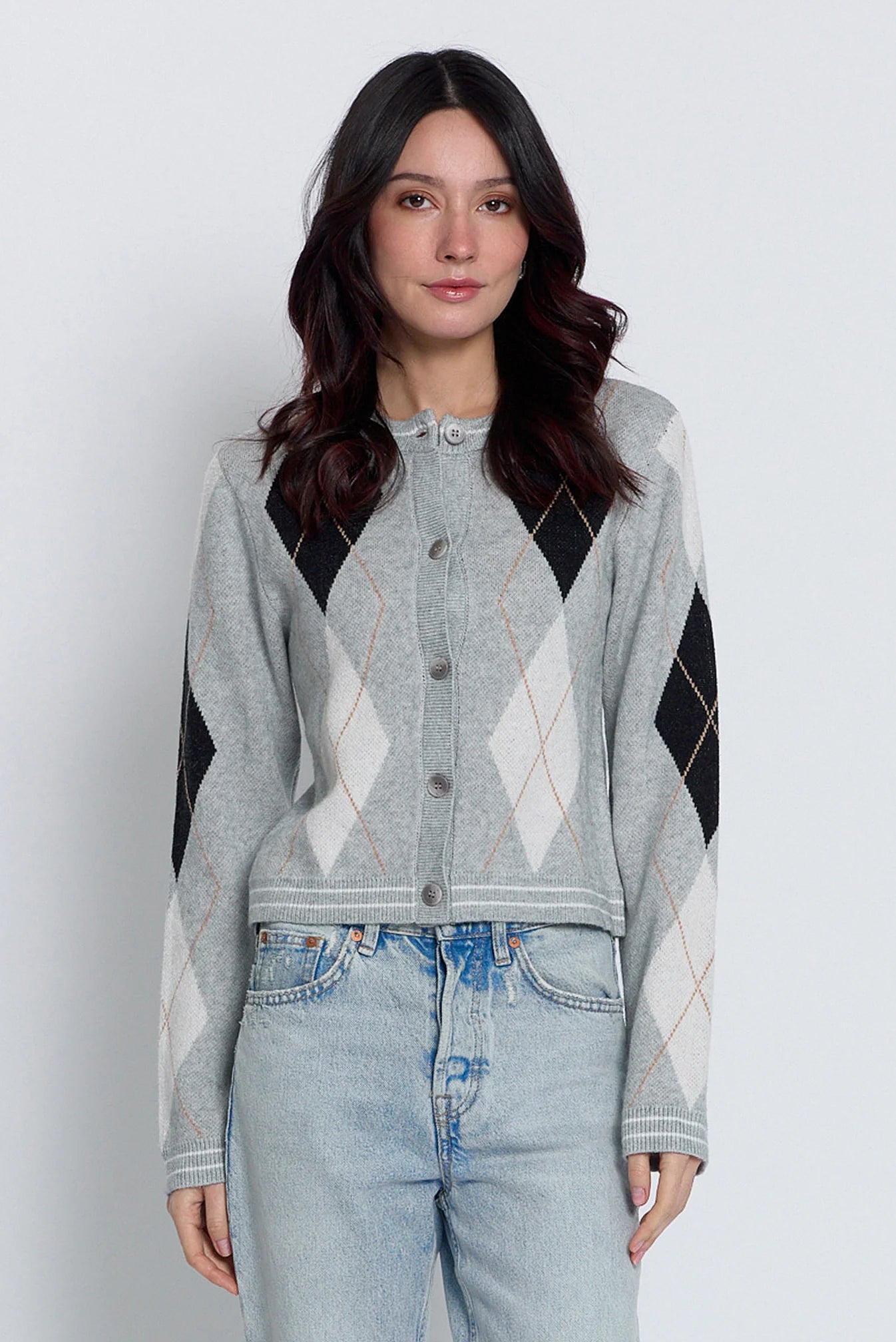Astrid Argyle Cardigan
