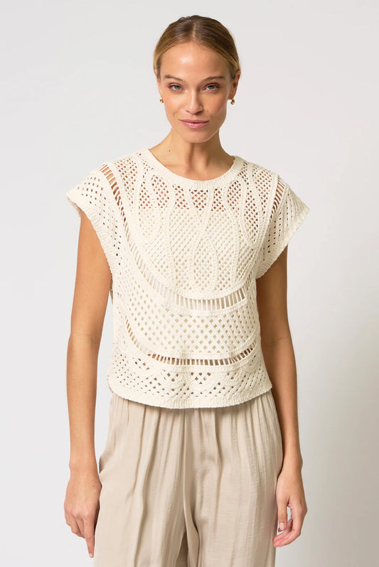 Ember Machine Crochet Top