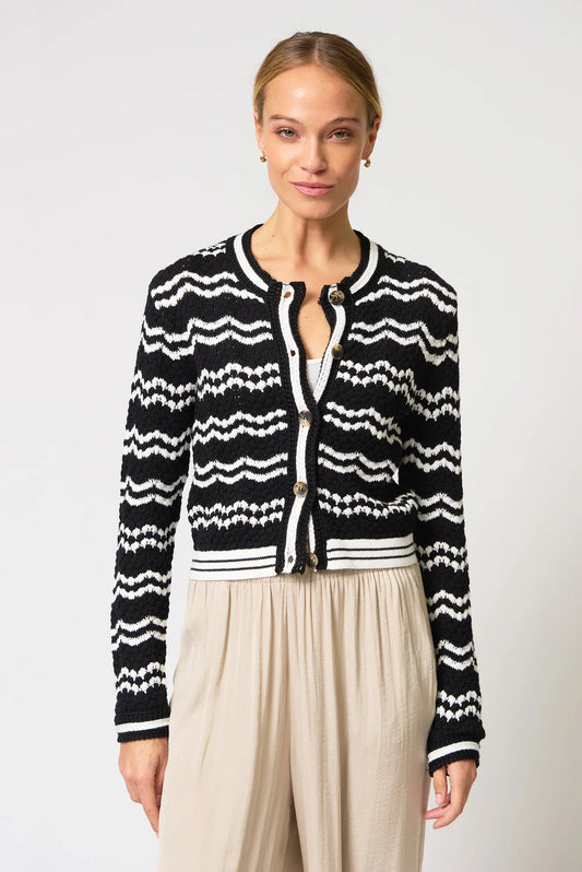 Wave Crochet Cardi