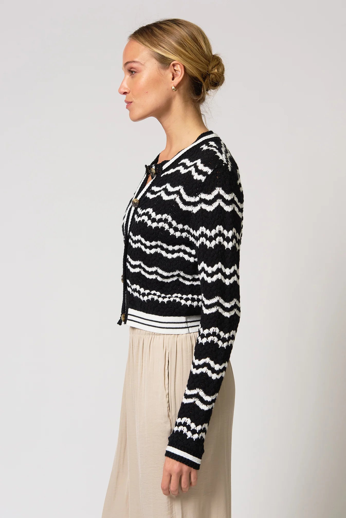 Wave Crochet Cardi