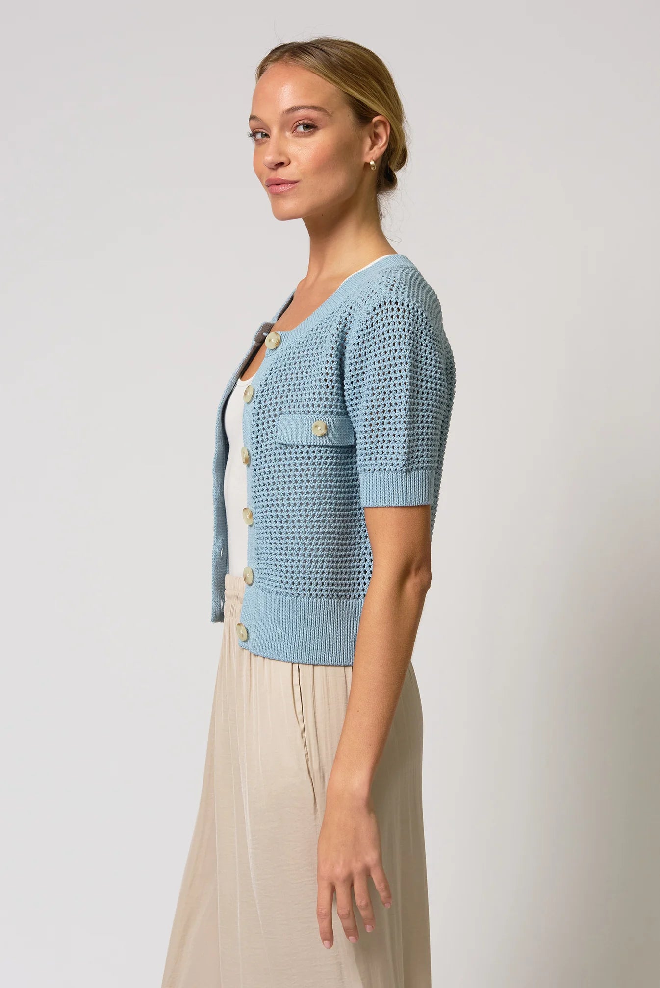 Iris Tape Yarn Cardi