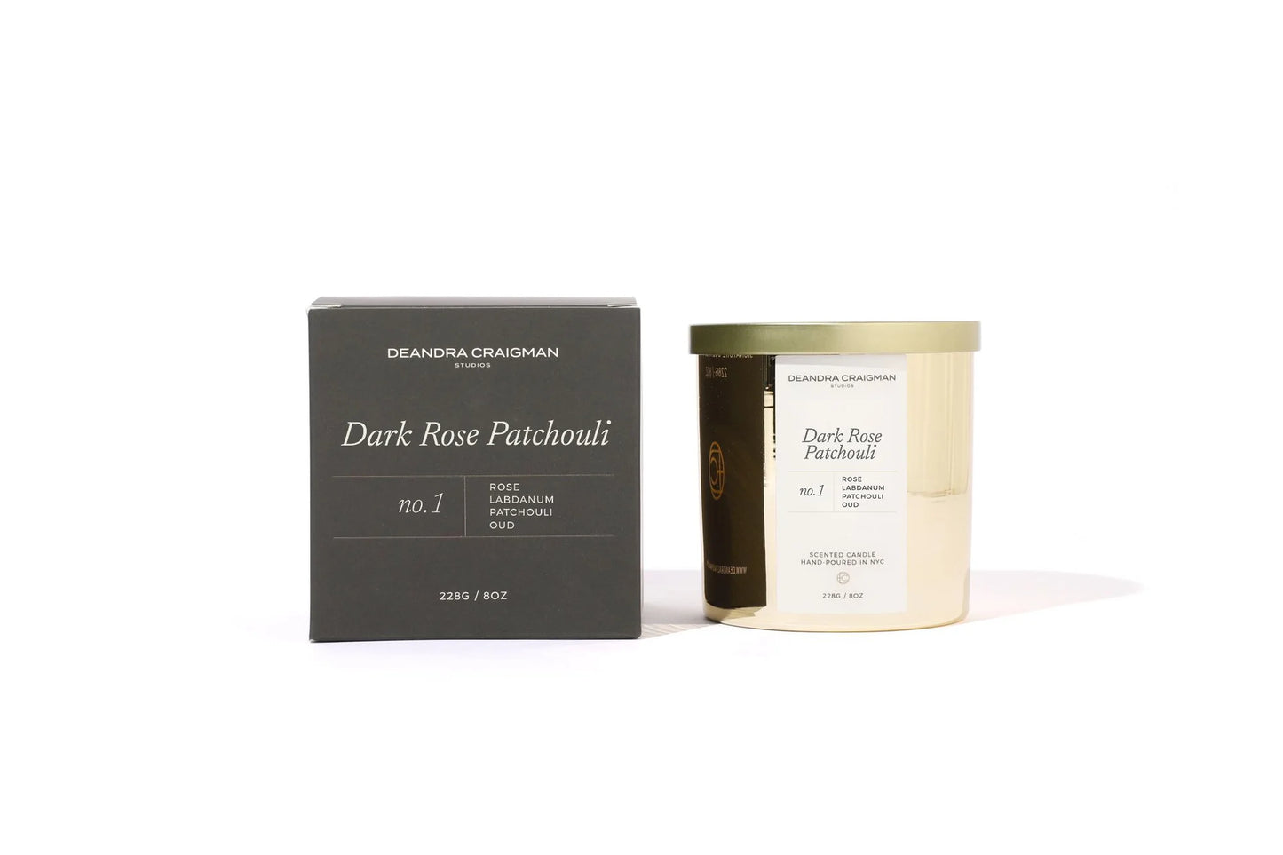 Dark Rose Patchouli Signature Candle & Playlist