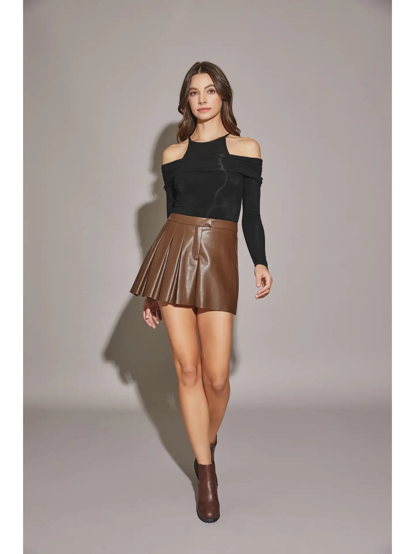 Half Pleated Skort